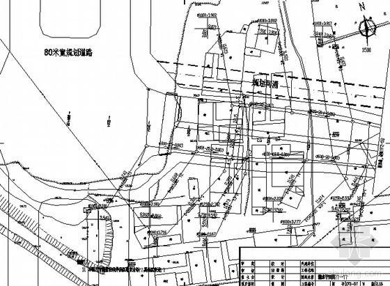 [施工图]某市政道路排水工程图纸