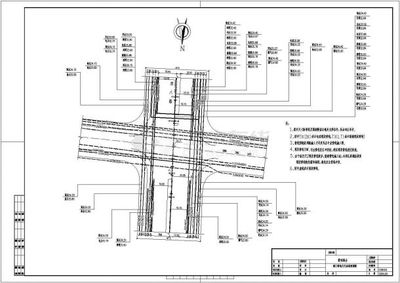 某市政道路工程管线综合设计施工图纸